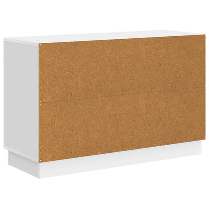 Servírovací Skříň Bílá S Vysokým Leskem 89 X 34,5 X 57 Cm