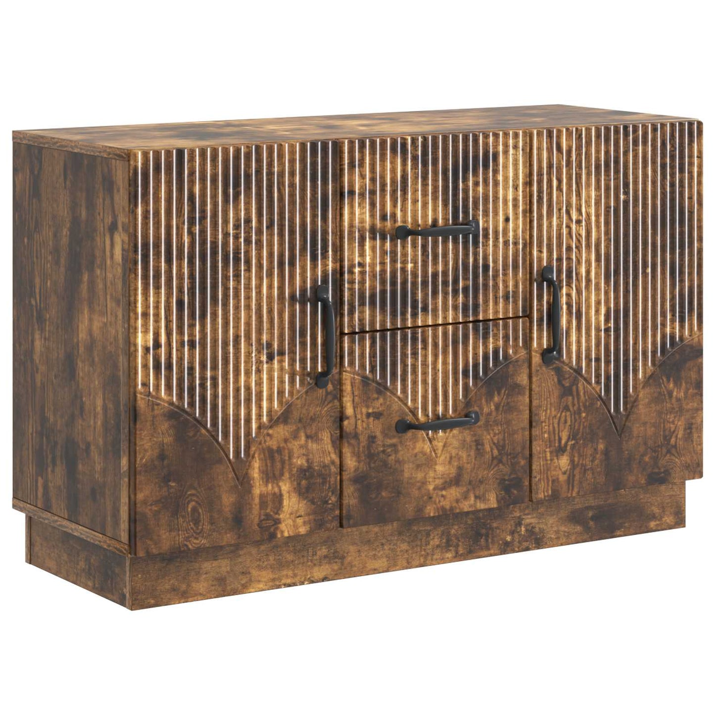Servírovací Skříň Se Zásuvkou Kouřový Dub 89 X 34,5 X 57 Cm