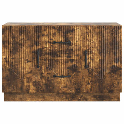 Servírovací Skříň Se Zásuvkou Kouřový Dub 89 X 34,5 X 57 Cm