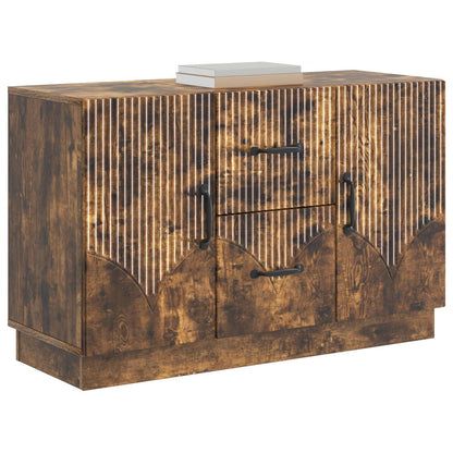 Servírovací Skříň Se Zásuvkou Kouřový Dub 89 X 34,5 X 57 Cm