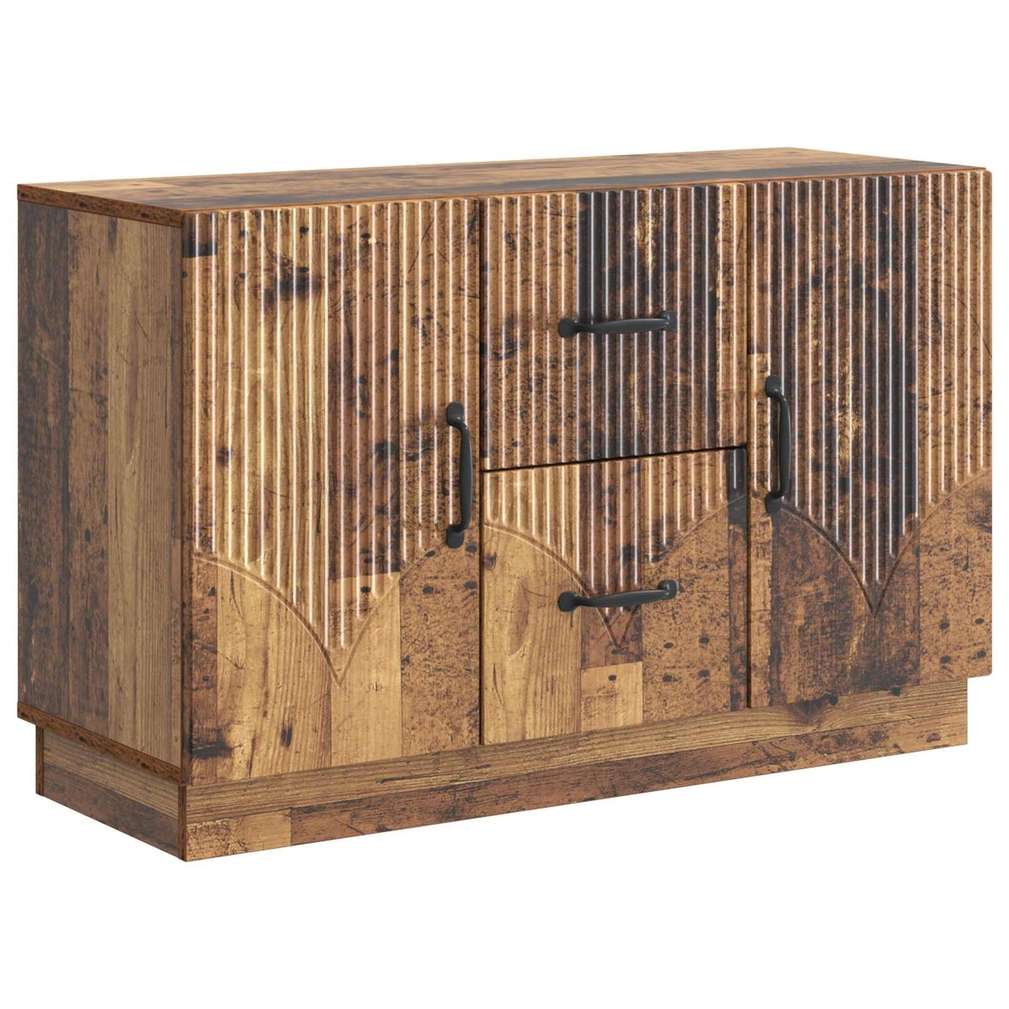 Servírovací Skříň Se Zásuvkou Staré Dřevo 89 X 34,5 X 57 Cm