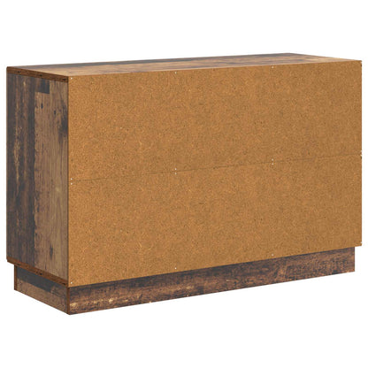 Servírovací Skříň Se Zásuvkou Staré Dřevo 89 X 34,5 X 57 Cm