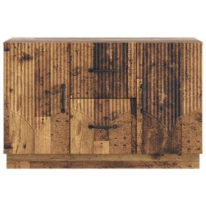 Servírovací Skříň Se Zásuvkou Staré Dřevo 89 X 34,5 X 57 Cm