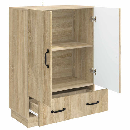 Servírovací Skříň Dub Sonoma 66 X 34,5 X 92 Cm Kompozitní Dřevo