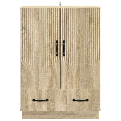 Servírovací Skříň Dub Sonoma 66 X 34,5 X 92 Cm Kompozitní Dřevo