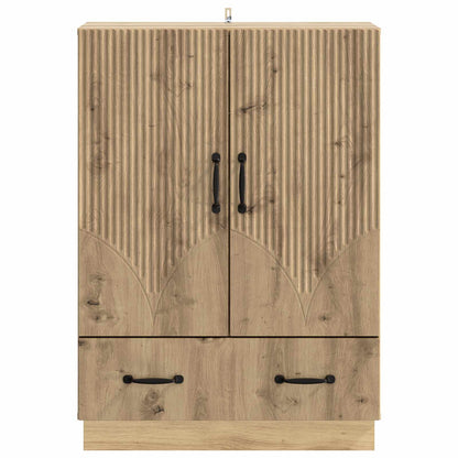 Servírovací Skříň Dub Artisan 66 X 34,5 X 92 Cm