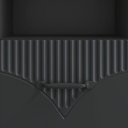 Televizní Skříň Černá 102 X 34,5 X 47 Cm Kompozitní Dřevo