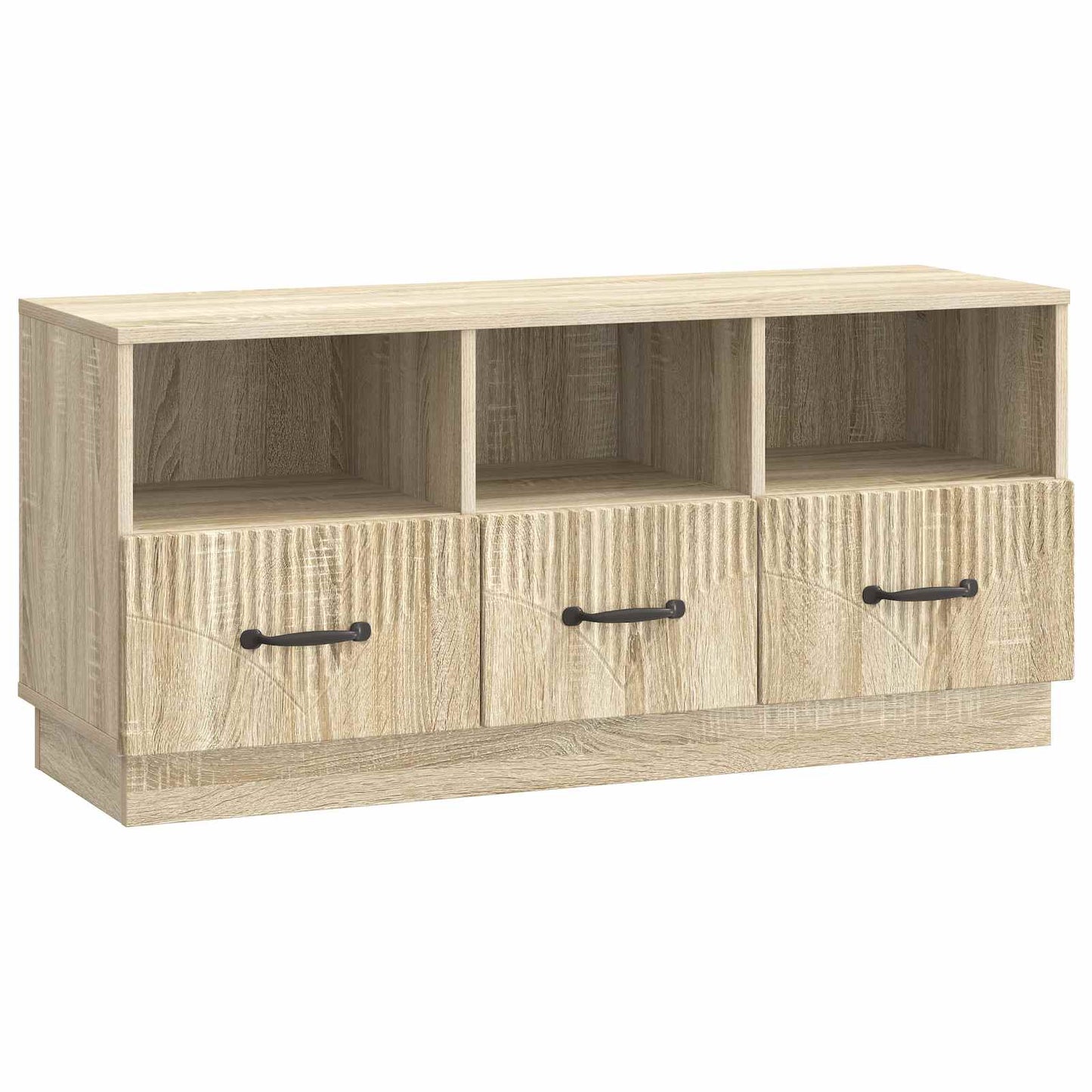Televizní Skříň Dub Sonoma 102 X 34,5 X 47 Cm Kompozitní Dřevo