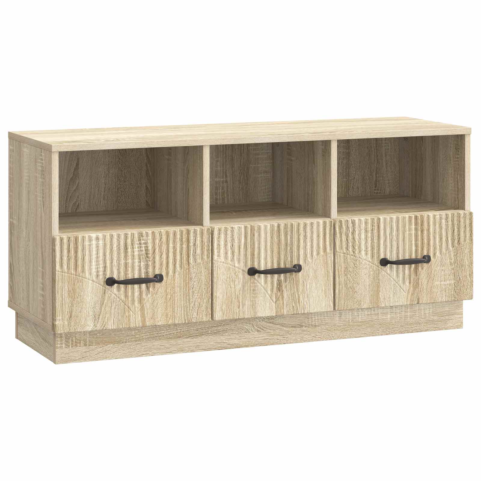 Televizní Skříň Dub Sonoma 102 X 34,5 X 47 Cm Kompozitní Dřevo