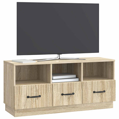 Televizní Skříň Dub Sonoma 102 X 34,5 X 47 Cm Kompozitní Dřevo