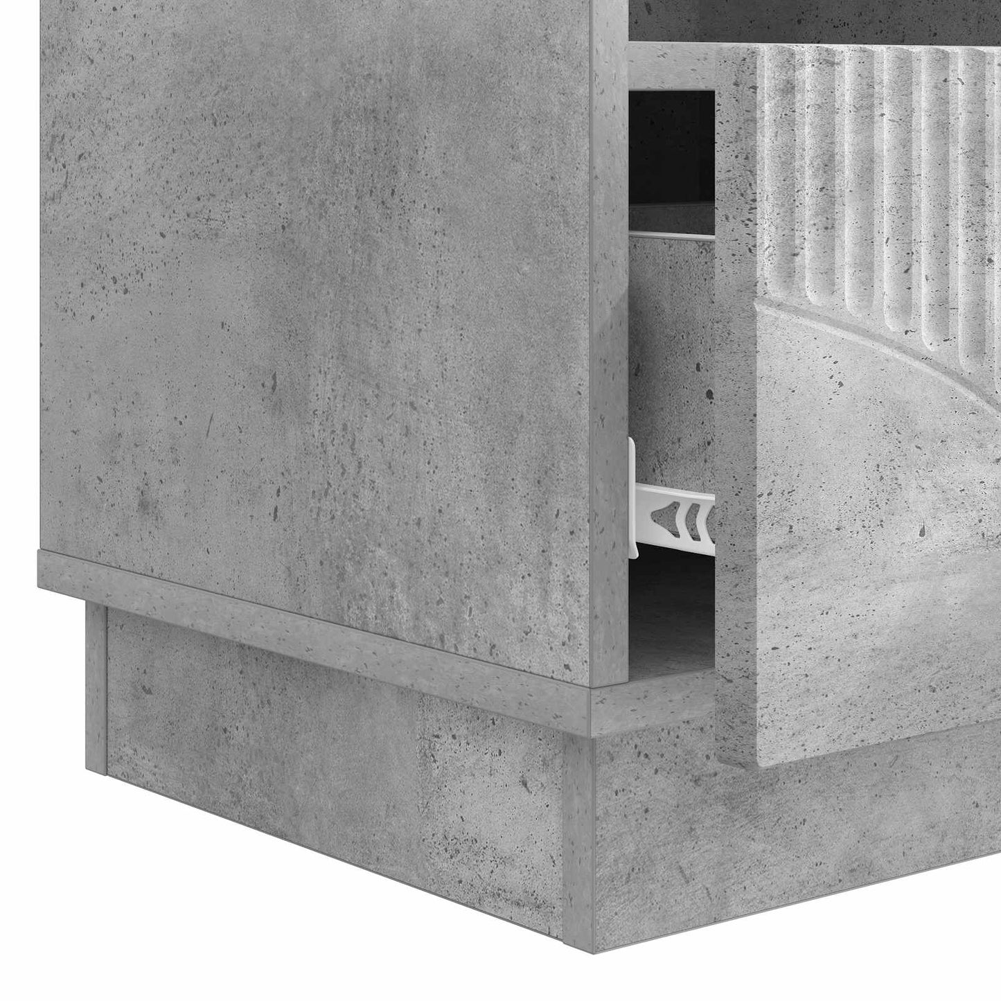 Televizní Skříň Se Zásuvkou Betonově Šedá 102 X 34,5 X 47 Cm