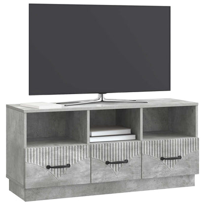 Televizní Skříň Se Zásuvkou Betonově Šedá 102 X 34,5 X 47 Cm