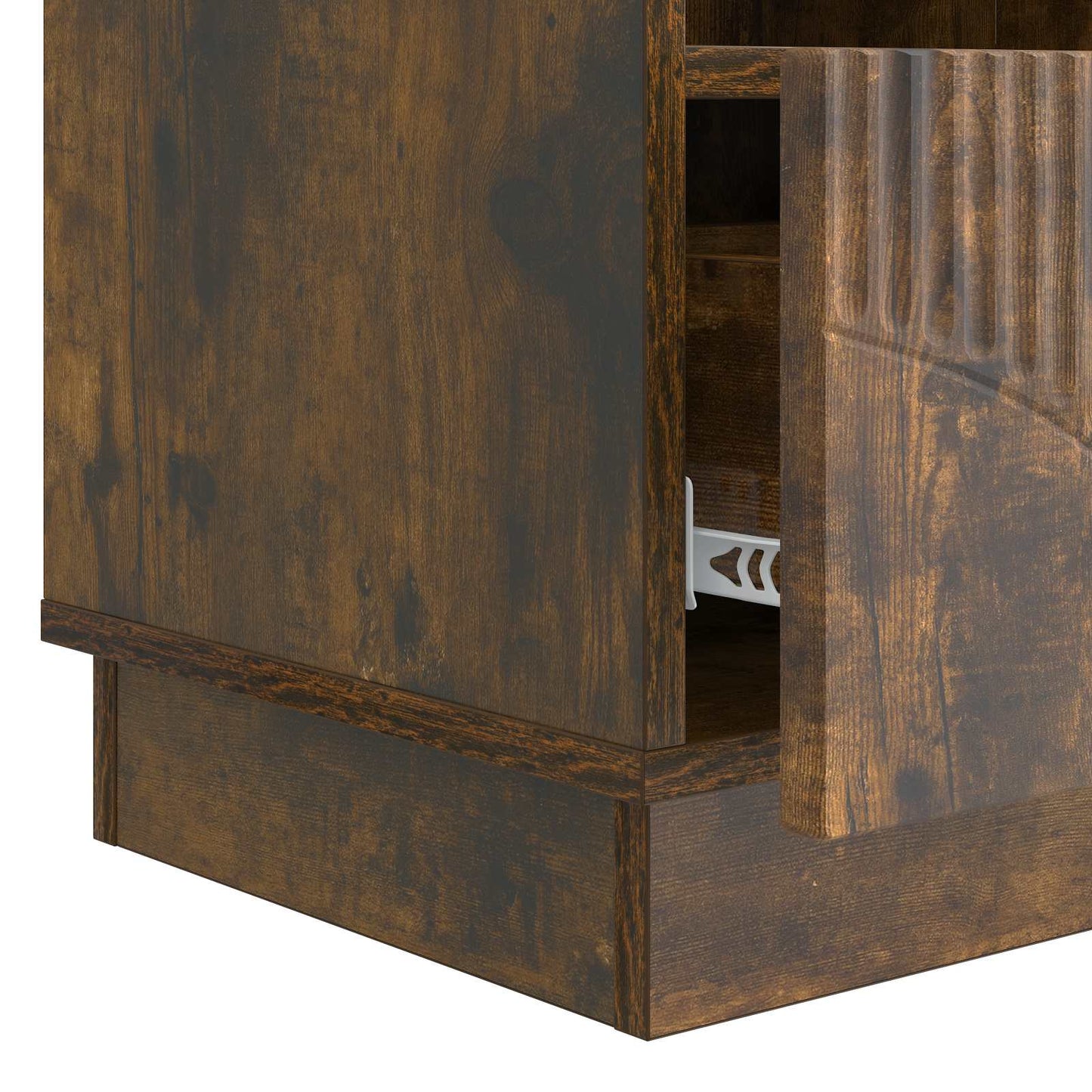 Televizní Skříň Kouřový Dub 102 X 34,5 X 47 Cm Kompozitní Dřevo