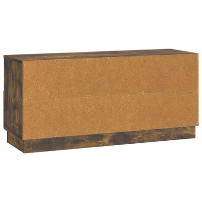 Televizní Skříň Kouřový Dub 102 X 34,5 X 47 Cm Kompozitní Dřevo