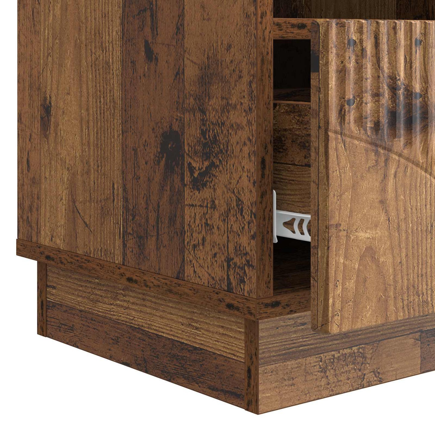 Televizní Skříň Staré Dřevo 102 X 34,5 X 47 Cm Kompozitní Dřevo