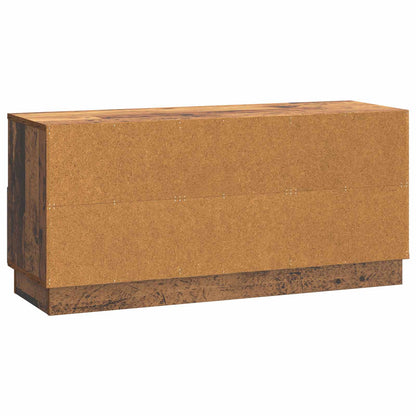 Televizní Skříň Staré Dřevo 102 X 34,5 X 47 Cm Kompozitní Dřevo