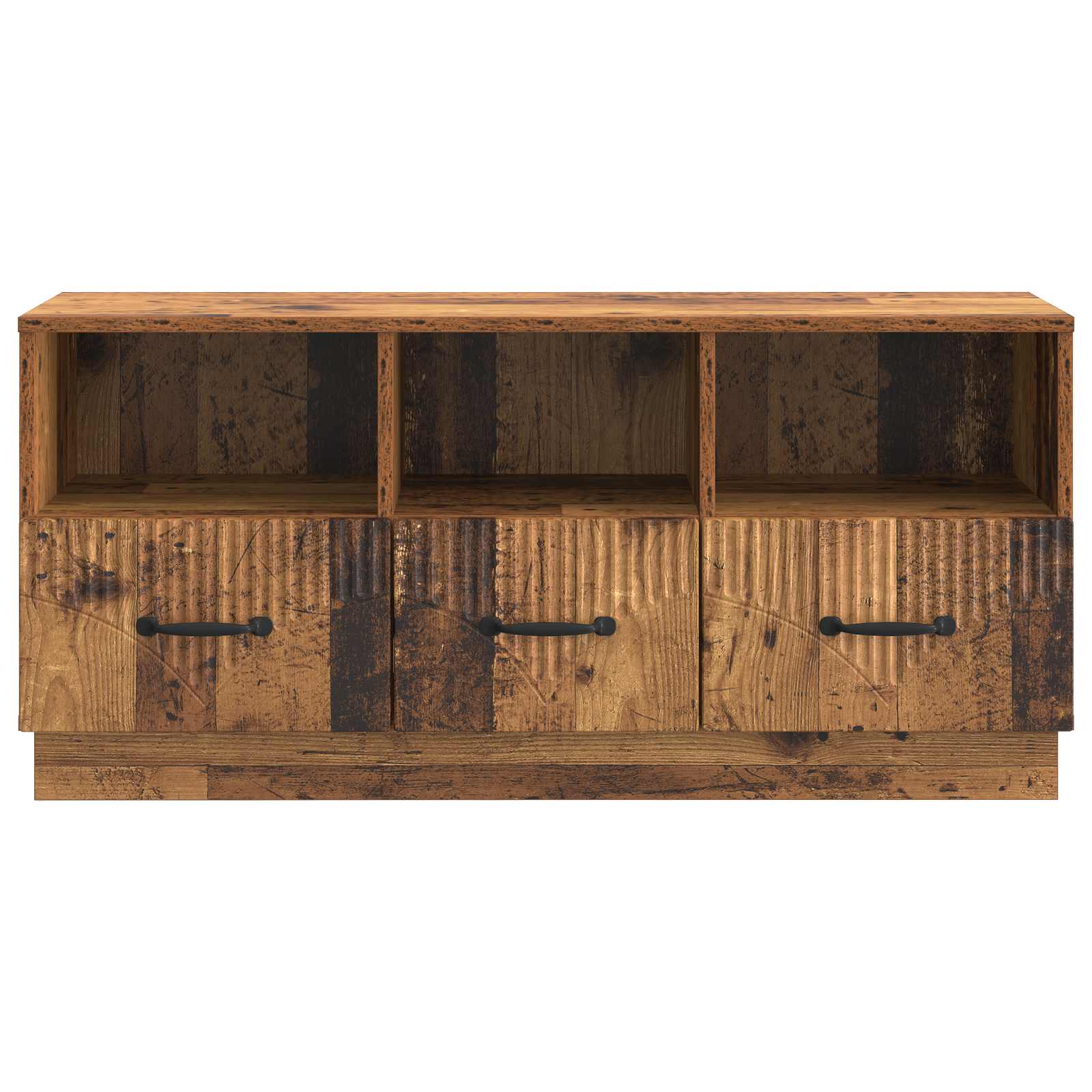 Televizní Skříň Staré Dřevo 102 X 34,5 X 47 Cm Kompozitní Dřevo