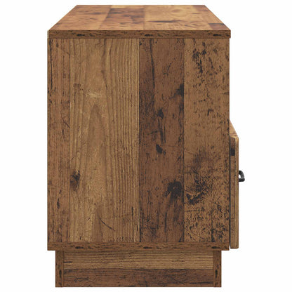 Televizní Skříň Staré Dřevo 102 X 34,5 X 47 Cm Kompozitní Dřevo