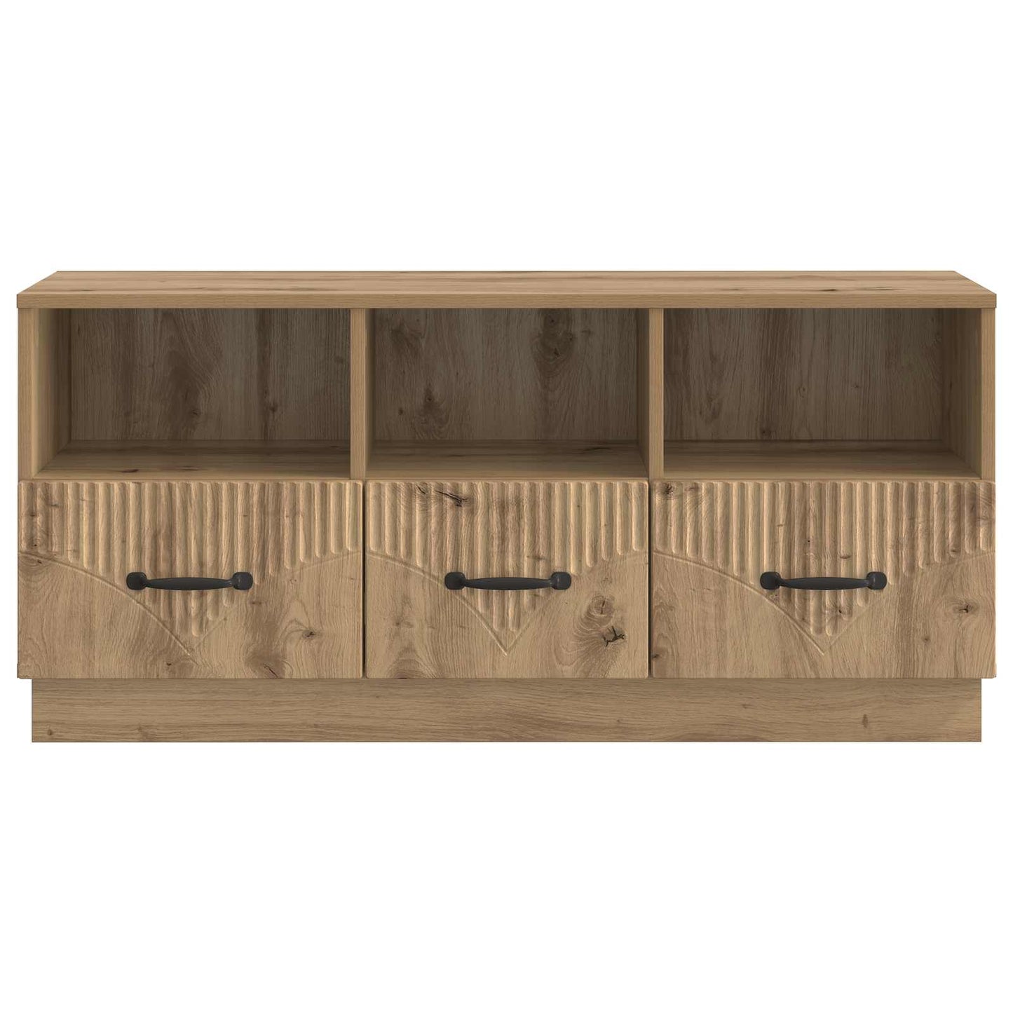 Televizní Skříň 102 X 34,5 X 47 Cm Dub Artisan Kompozitní Dřevo