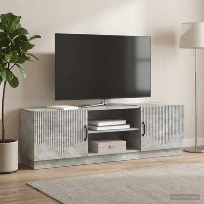 Televizní Skříň Betonově Šedá 150 X 31 X 47 Cm Kompozitní Dřevo