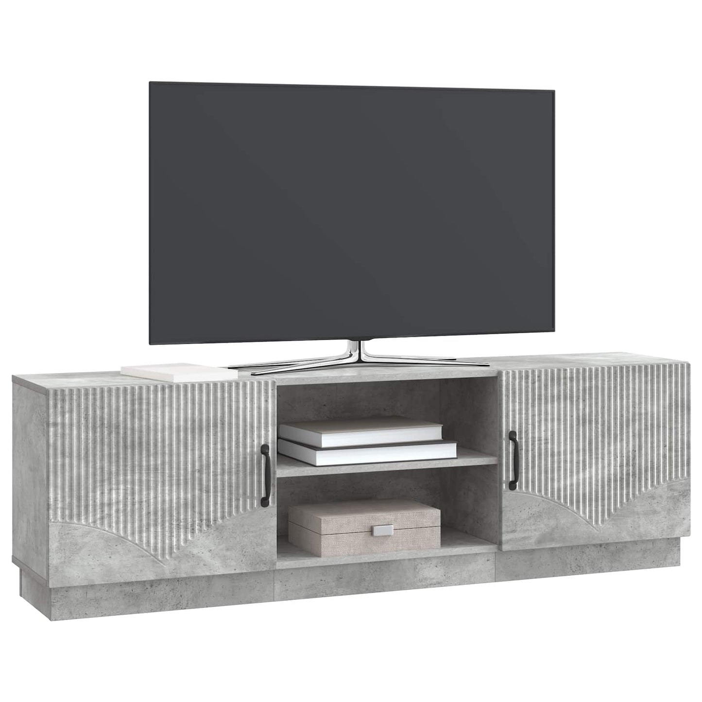 Televizní Skříň Betonově Šedá 150 X 31 X 47 Cm Kompozitní Dřevo