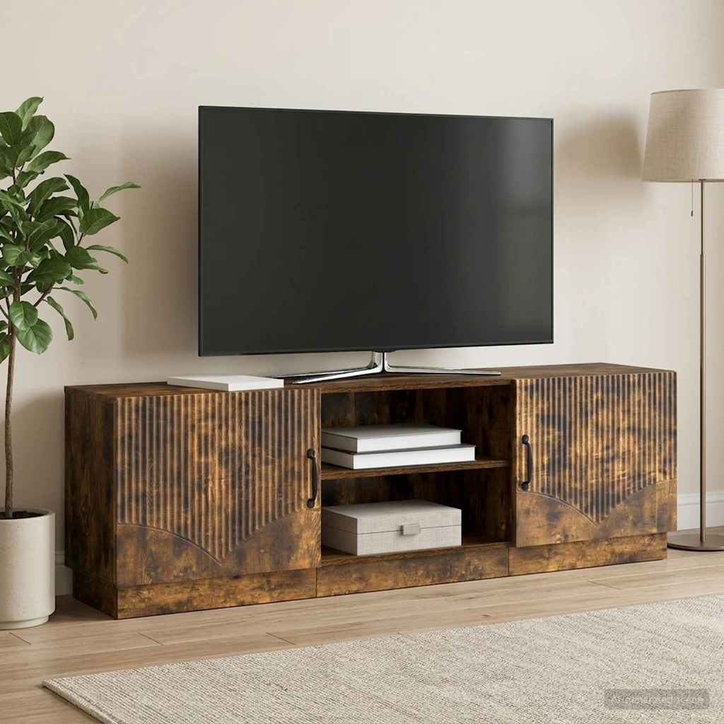Televizní Skříň Kouřový Dub 150 X 31 X 47 Cm Kompozitní Dřevo