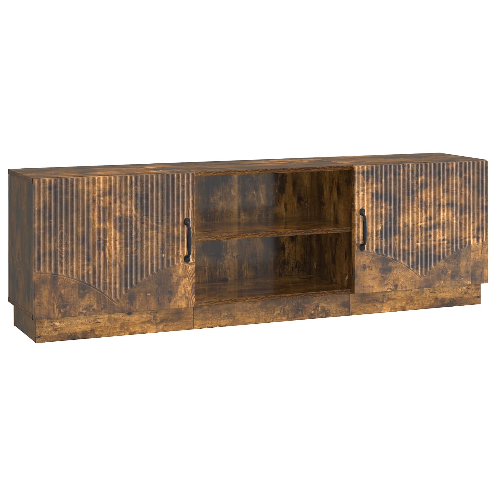 Televizní Skříň Kouřový Dub 150 X 31 X 47 Cm Kompozitní Dřevo