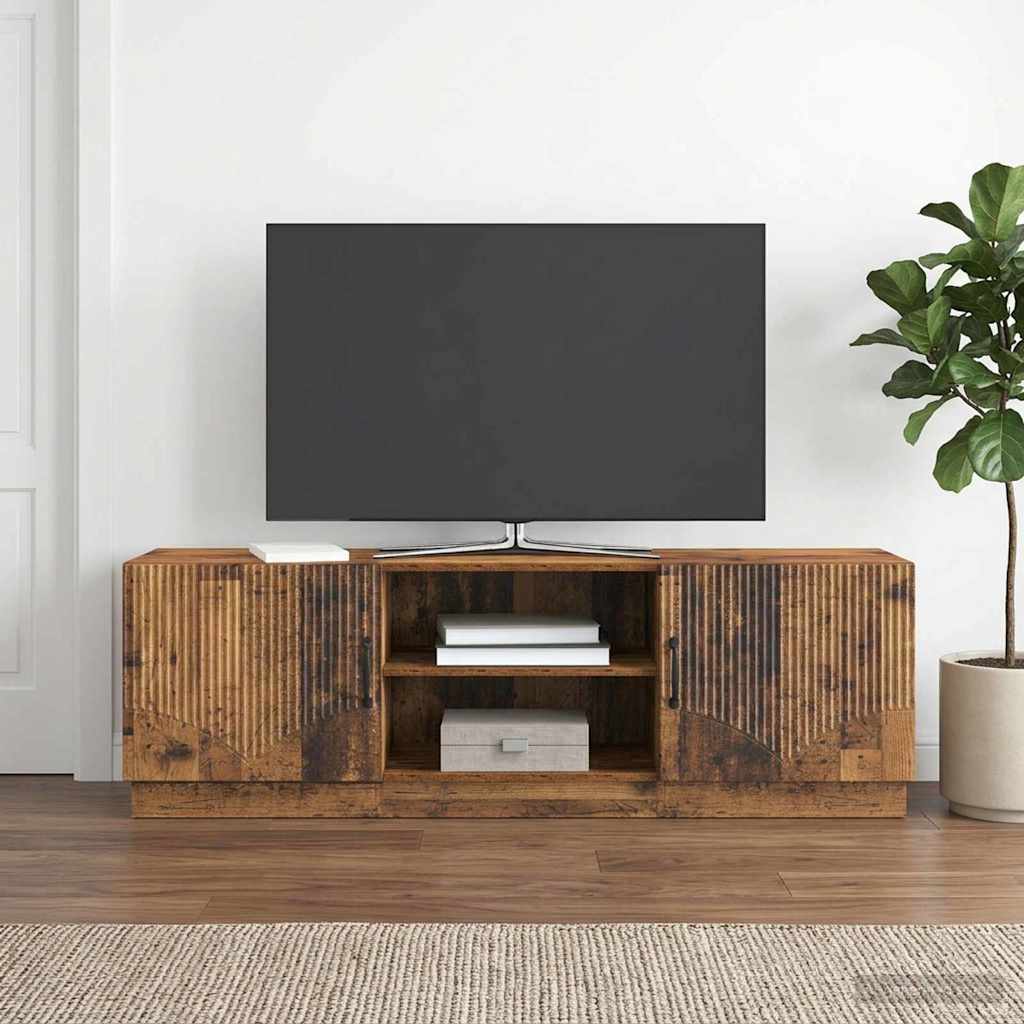 Televizní Skříň Staré Dřevo 150 X 31 X 47 Cm Kompozitní Dřevo
