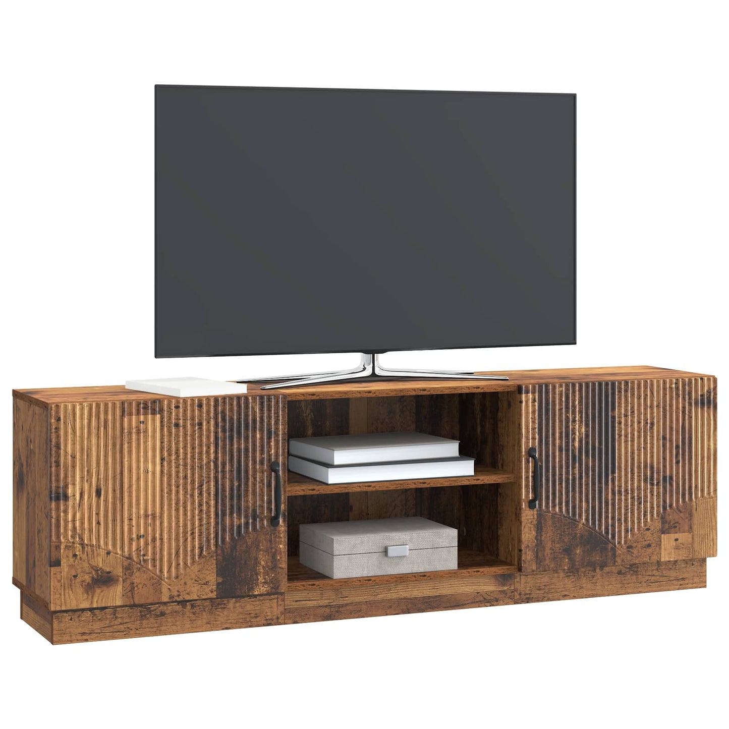 Televizní Skříň Staré Dřevo 150 X 31 X 47 Cm Kompozitní Dřevo