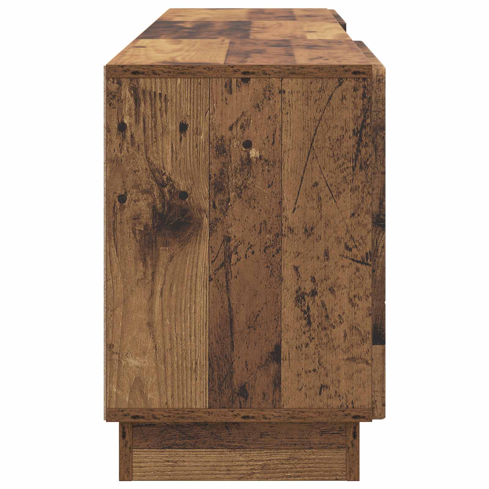 Televizní Skříň Staré Dřevo 150 X 31 X 47 Cm Kompozitní Dřevo