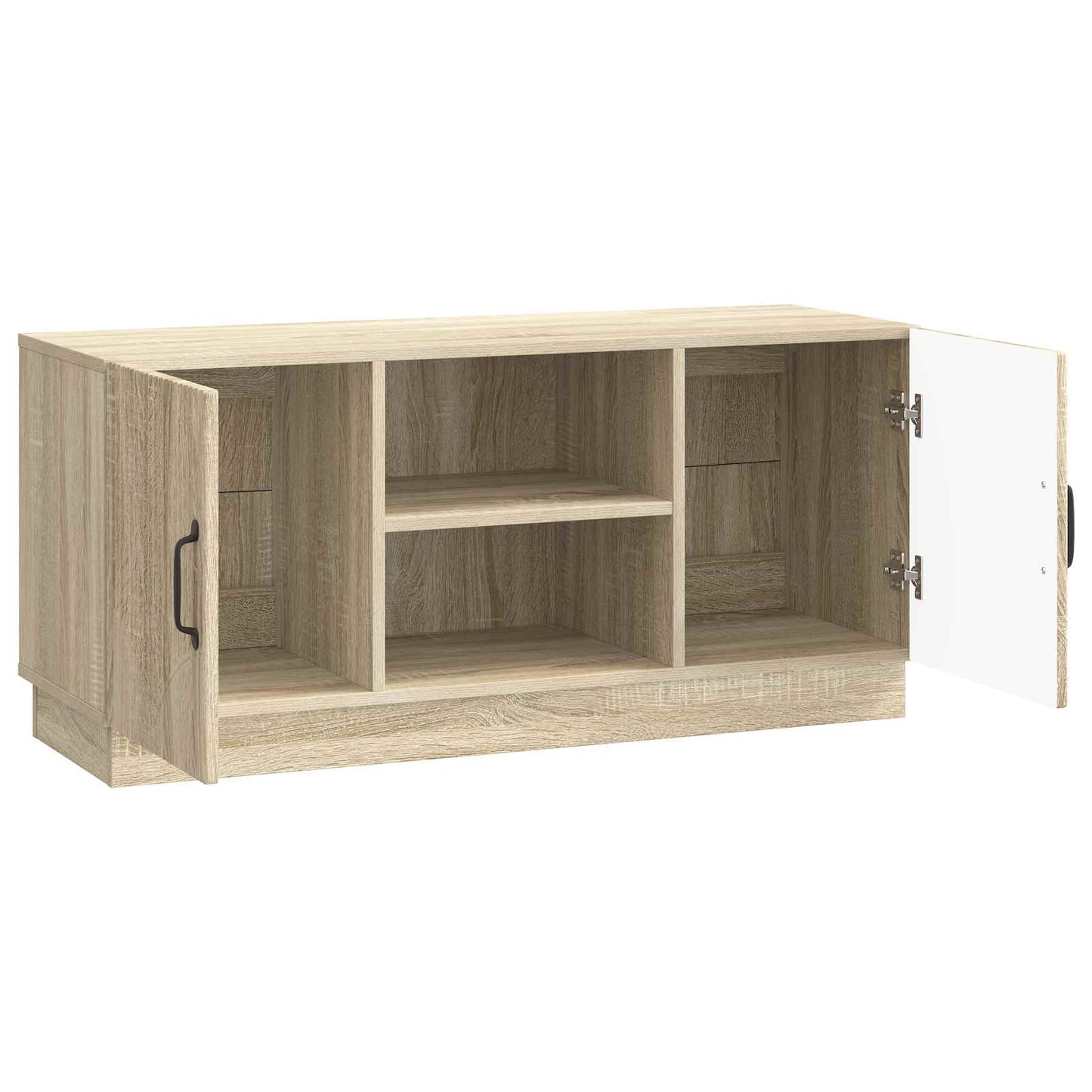 Televizní Skříň Dub Sonoma 102 X 34,5 X 47 Cm Kompozitní Dřevo
