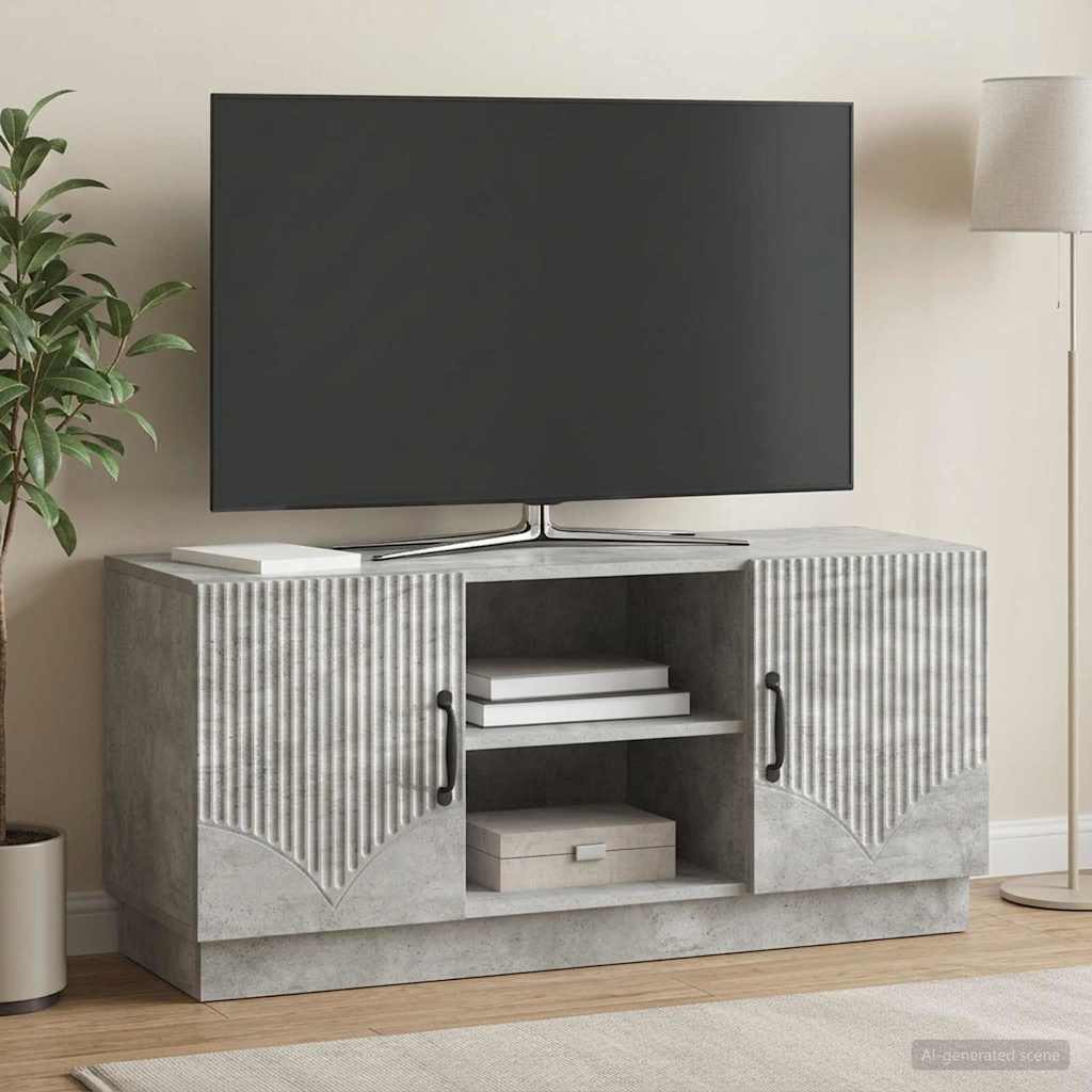 Televizní Skříň Betonově Šedá 102 X 34,5 X 47 Cm
