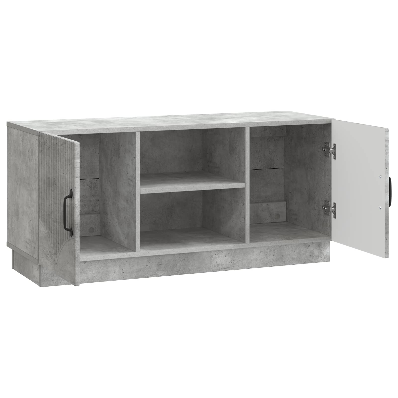 Televizní Skříň Betonově Šedá 102 X 34,5 X 47 Cm