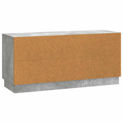 Televizní Skříň Betonově Šedá 102 X 34,5 X 47 Cm