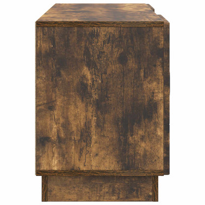 Televizní Skříň Kouřový Dub 102 X 34,5 X 47 Cm Kompozitní Dřevo