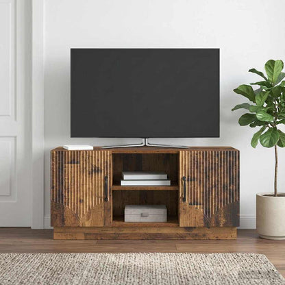 Televizní Skříň Staré Dřevo 102 X 34,5 X 47 Cm Kompozitní Dřevo