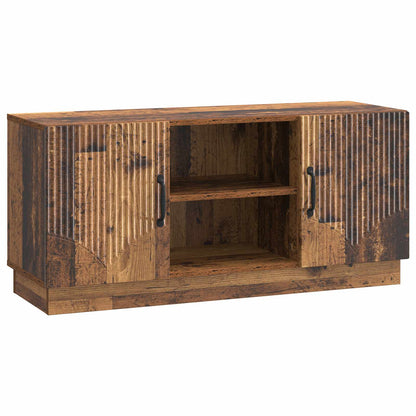 Televizní Skříň Staré Dřevo 102 X 34,5 X 47 Cm Kompozitní Dřevo