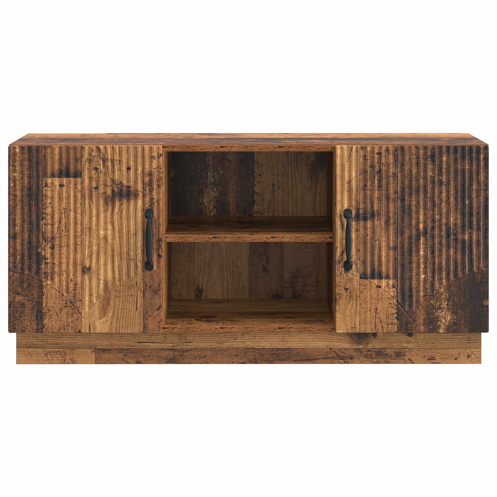 Televizní Skříň Staré Dřevo 102 X 34,5 X 47 Cm Kompozitní Dřevo