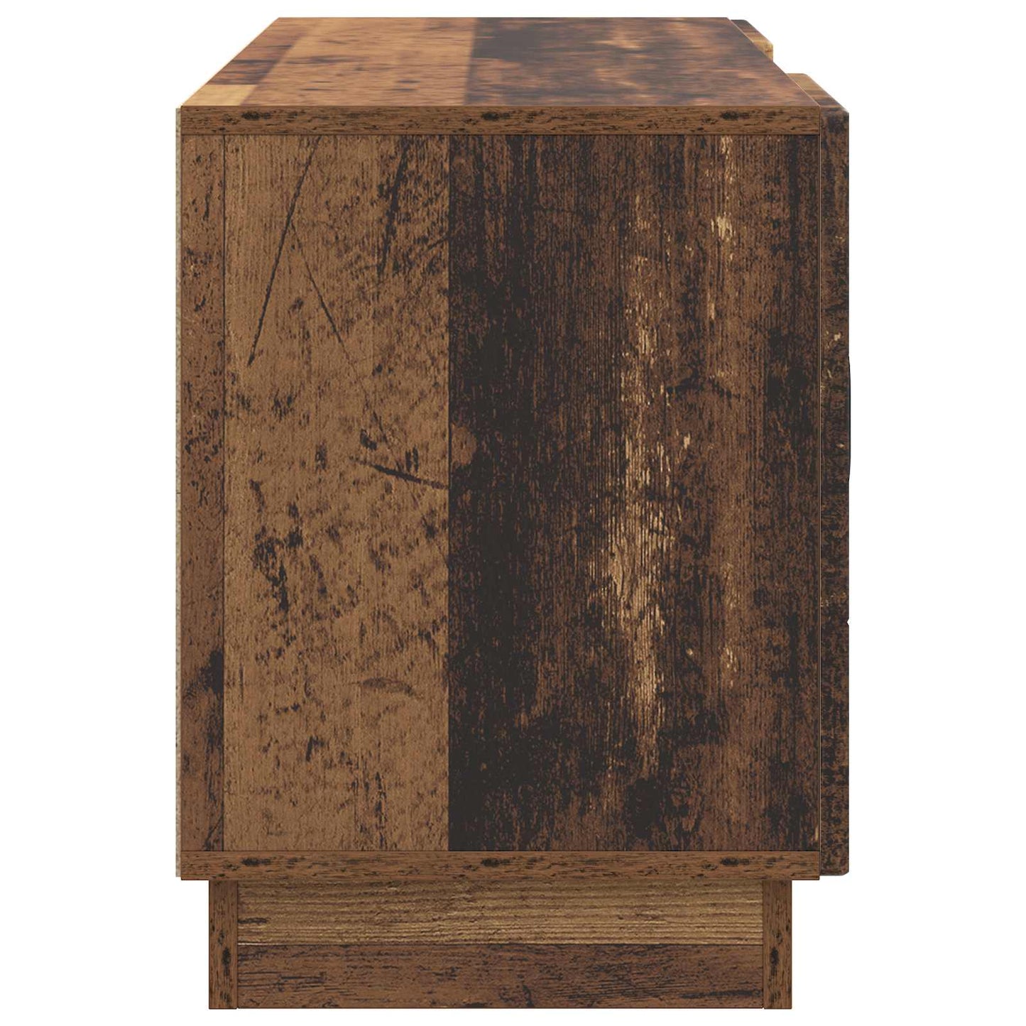 Televizní Skříň Staré Dřevo 102 X 34,5 X 47 Cm Kompozitní Dřevo