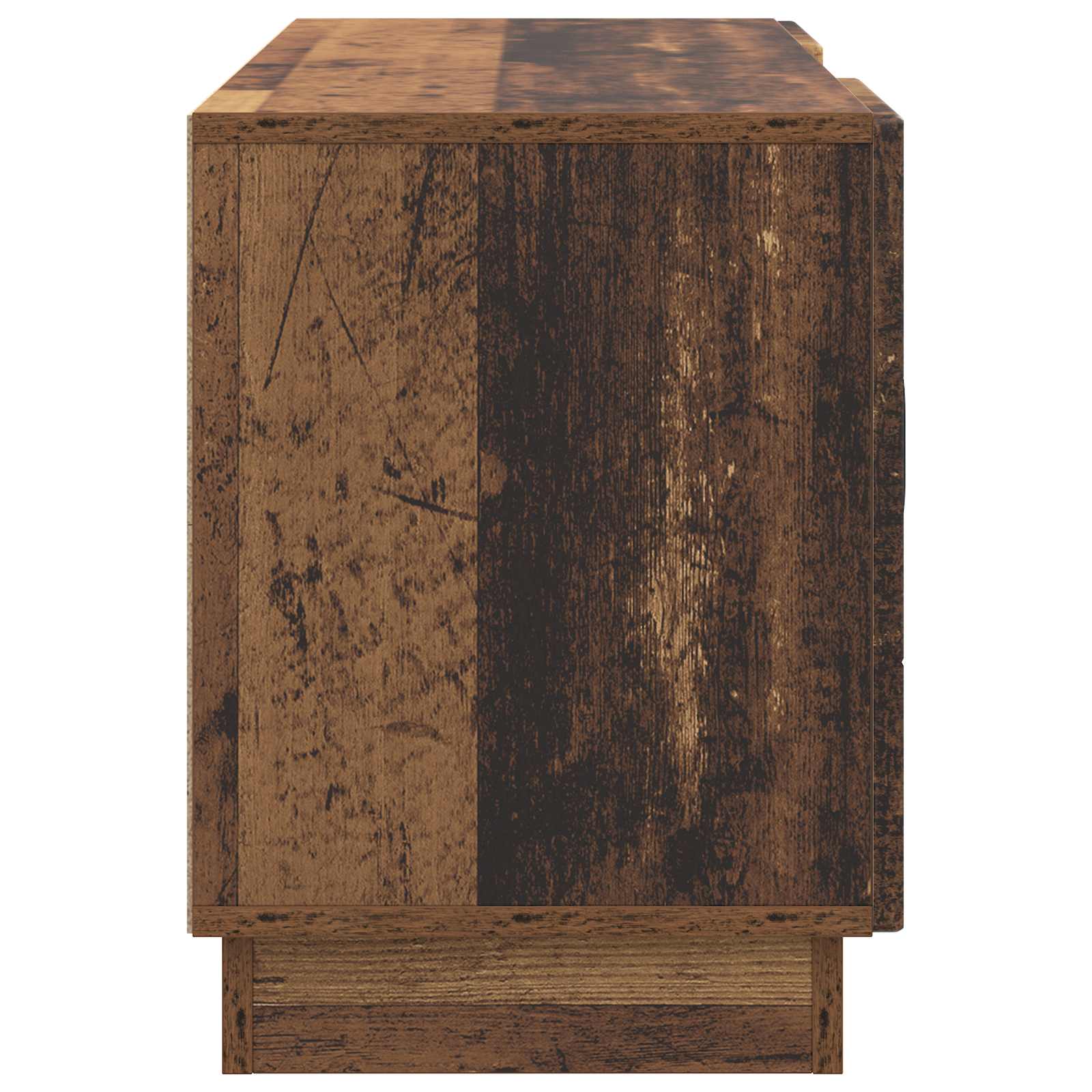 Televizní Skříň Staré Dřevo 102 X 34,5 X 47 Cm Kompozitní Dřevo