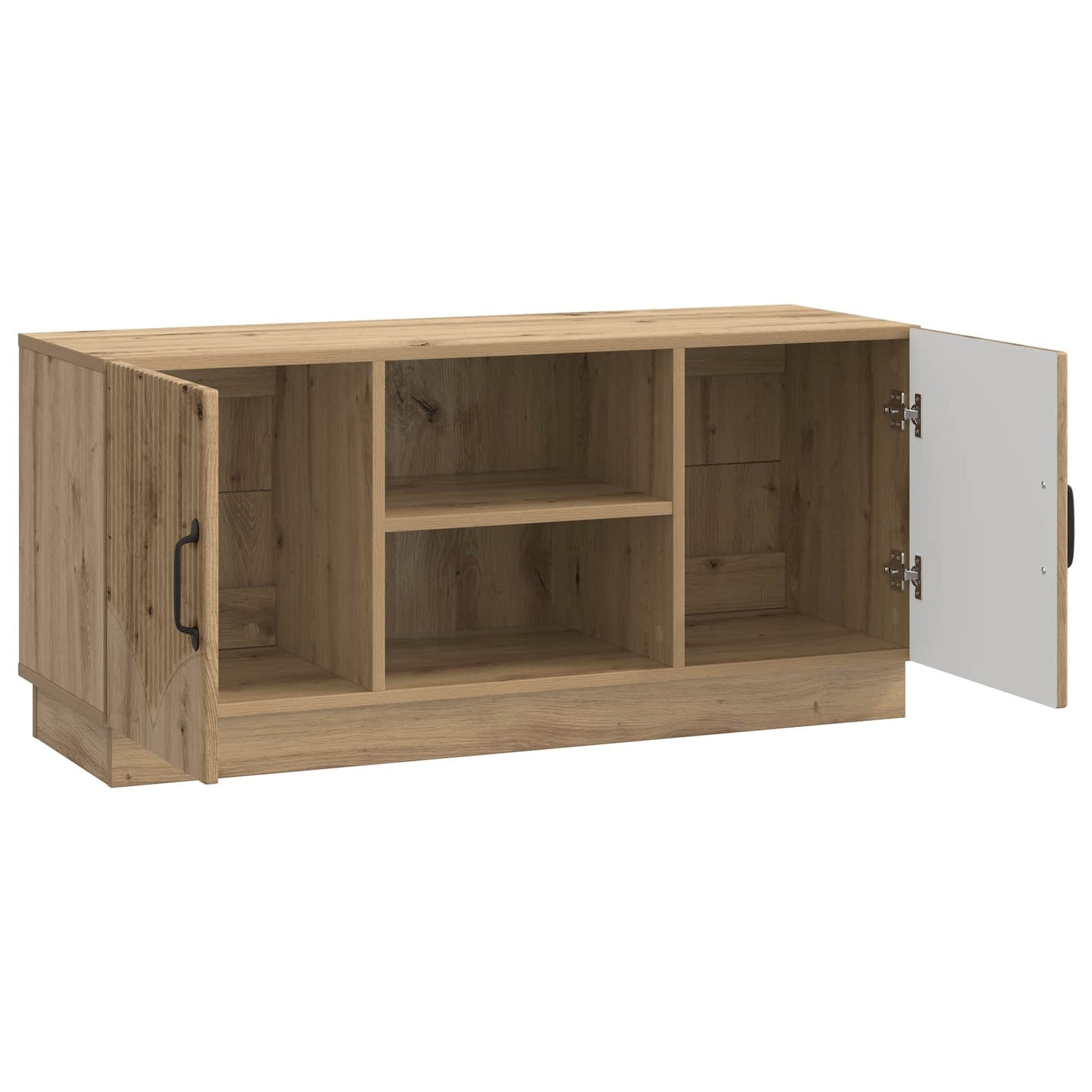 Televizní Skříň 102 X 34,5 X 47 Cm Dub Artisan Kompozitní Dřevo