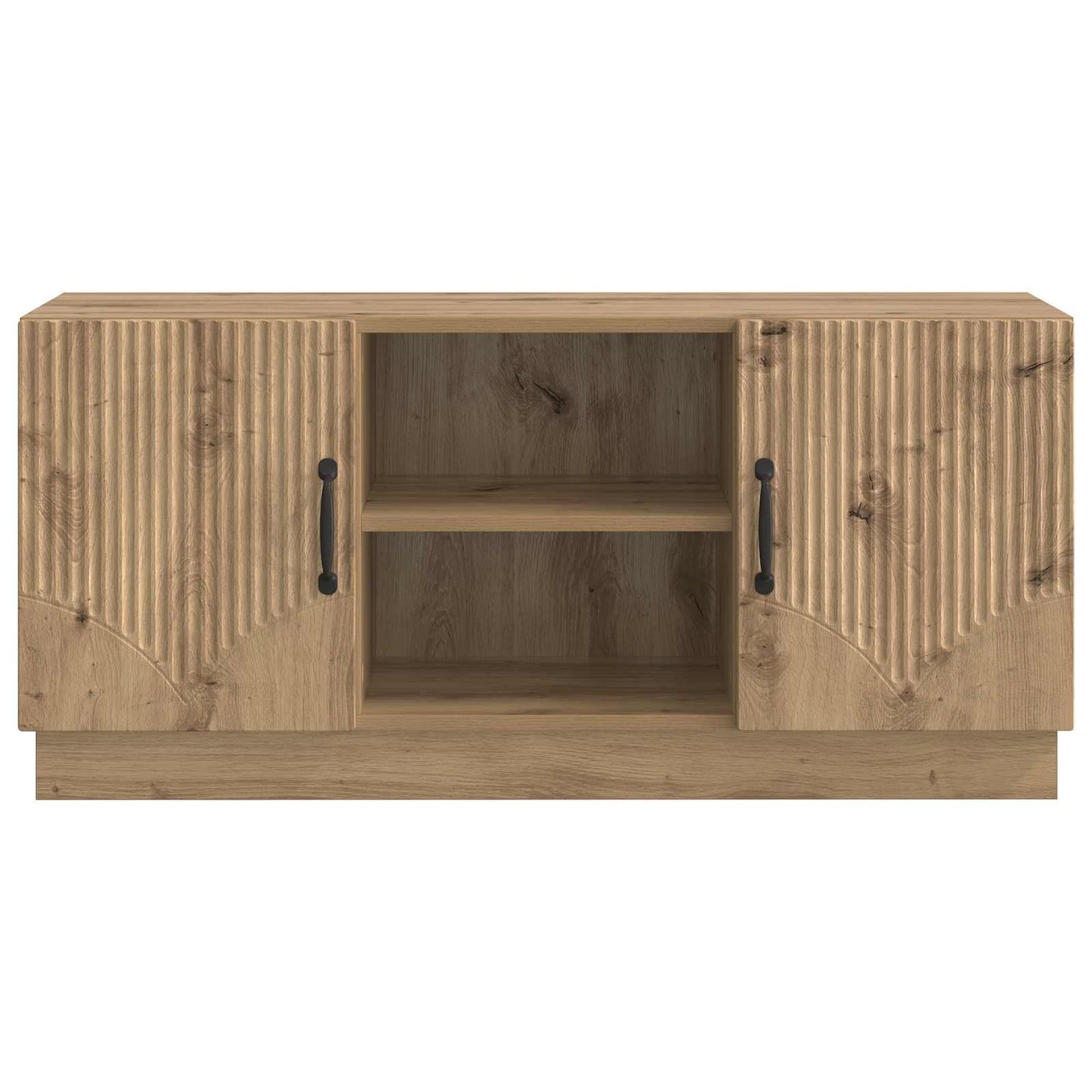 Televizní Skříň 102 X 34,5 X 47 Cm Dub Artisan Kompozitní Dřevo