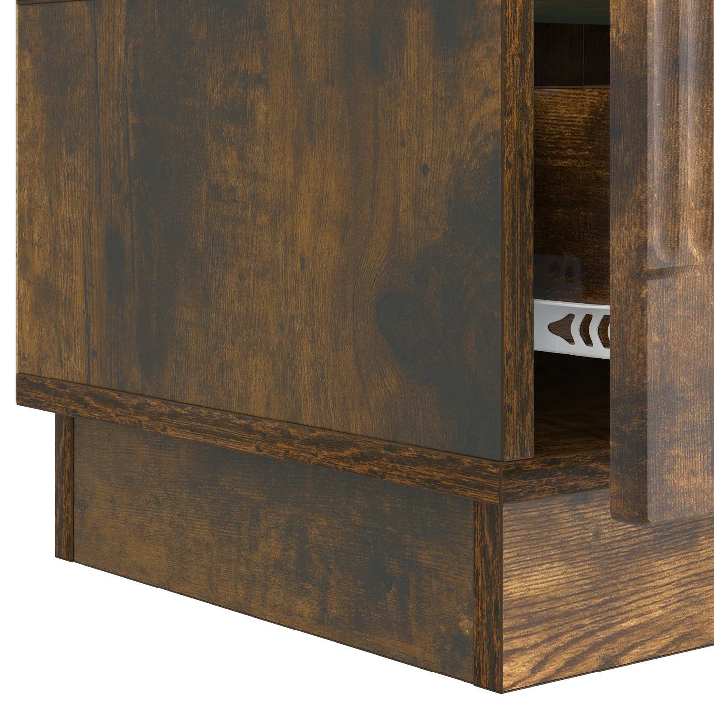 Televizní Skříň Kouřový Dub 147 X 34,5 X 27 Cm Kompozitní Dřevo
