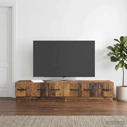 Televizní Skříň Staré Dřevo 147 X 34,5 X 27 Cm Kompozitní Dřevo