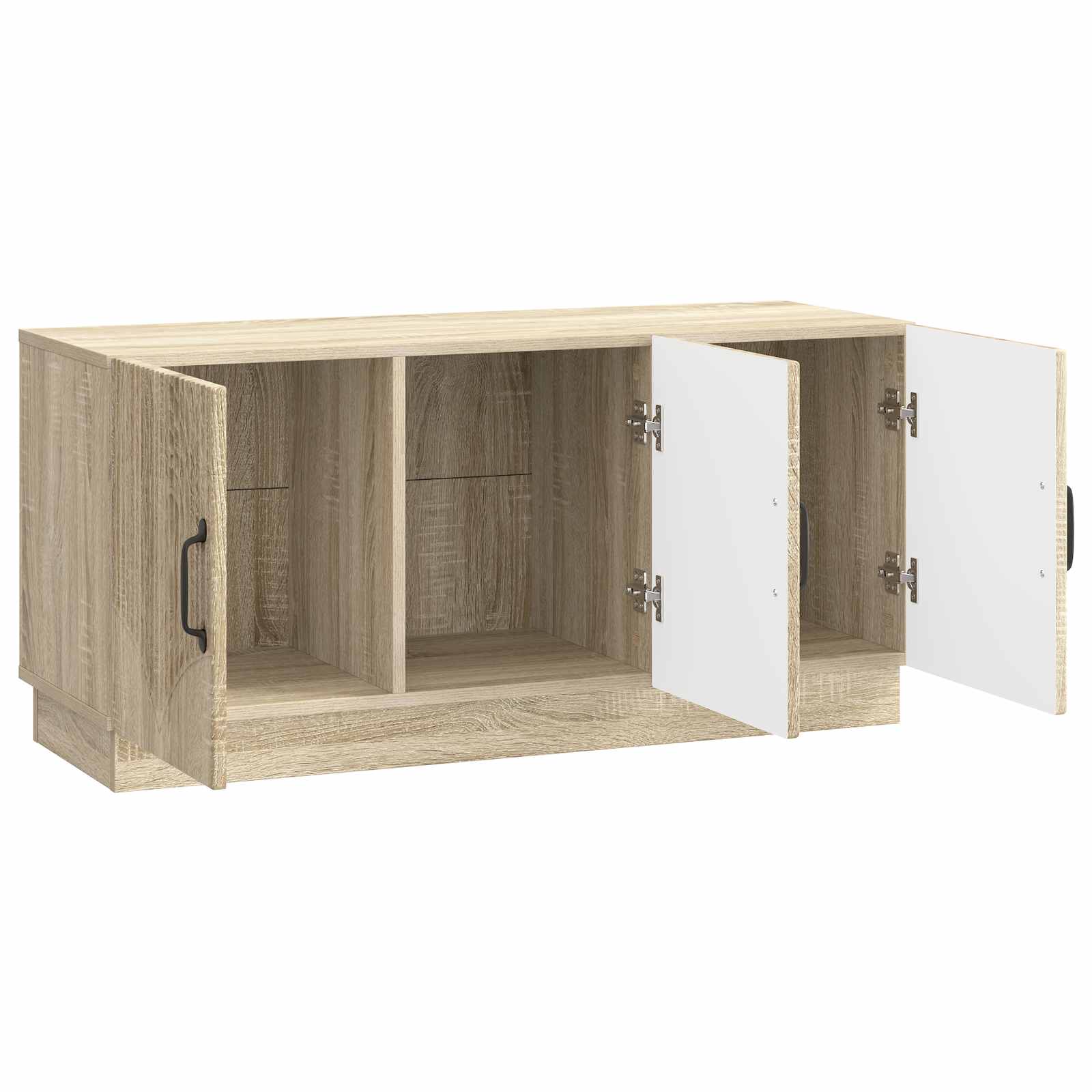 Televizní Skříň Dub Sonoma 99 X 34,5 X 47 Cm Kompozitní Dřevo