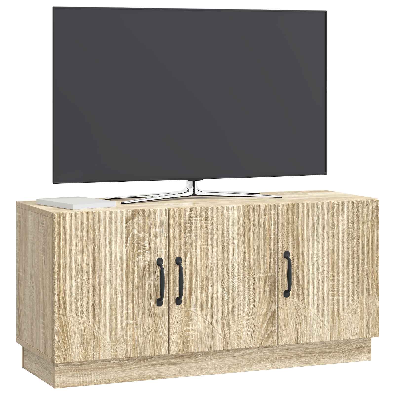 Televizní Skříň Dub Sonoma 99 X 34,5 X 47 Cm Kompozitní Dřevo