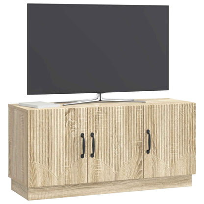 Televizní Skříň Dub Sonoma 99 X 34,5 X 47 Cm Kompozitní Dřevo