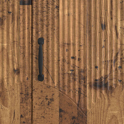 Televizní Skříň Staré Dřevo 99 X 34,5 X 47 Cm Kompozitní Dřevo
