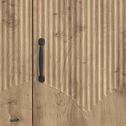 Televizní Skříň 99 X 34,5 X 47 Cm Dub Artisan Kompozitní Dřevo