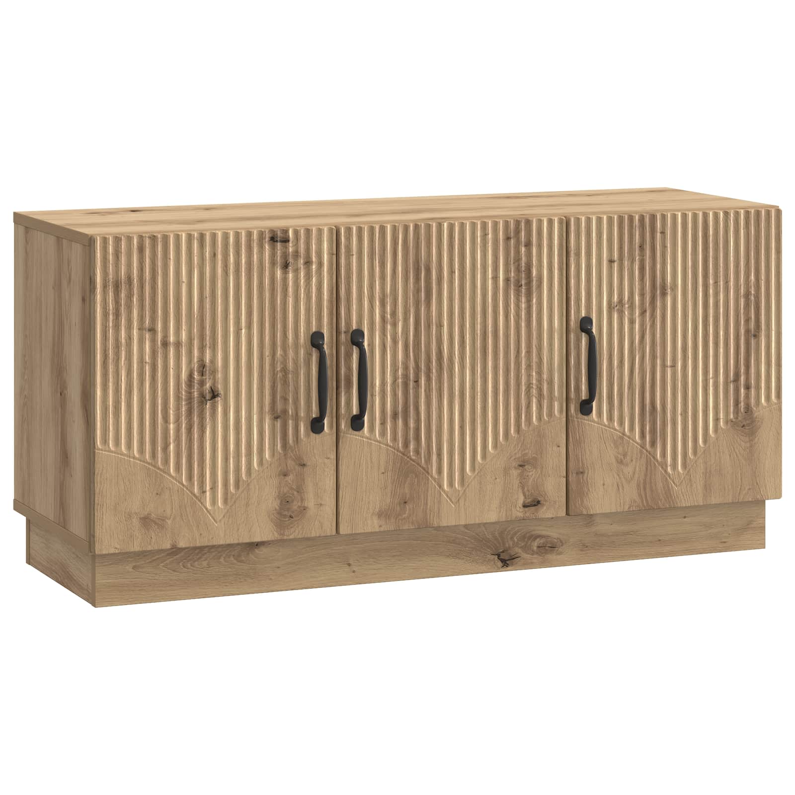 Televizní Skříň 99 X 34,5 X 47 Cm Dub Artisan Kompozitní Dřevo